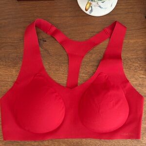 Calvin Klein Vibrant Red Racerback Bra